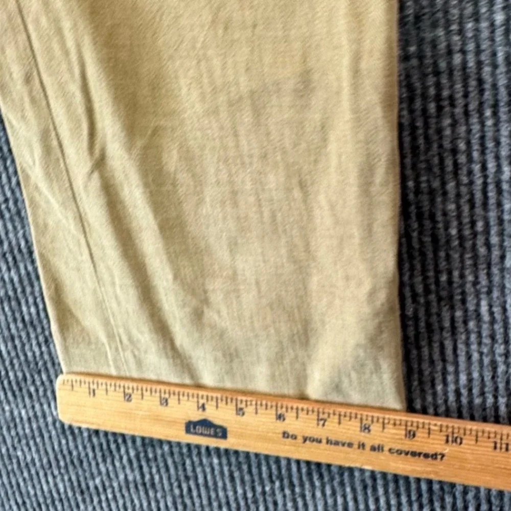 Banana Republic Mens Corduroy Pants 34x33 Khaki Tan Flat Front Classic Fit‎